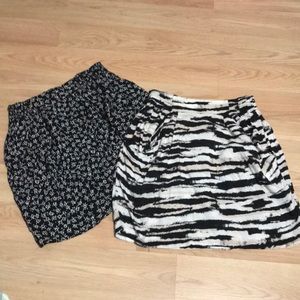 Two x 1 H&M skirts